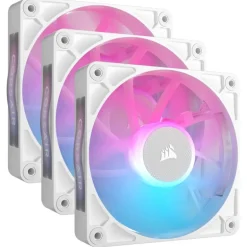 Ventilador Corsair iCUE LINK RX120 RGB 120mm PWM Triple Pack Blanco