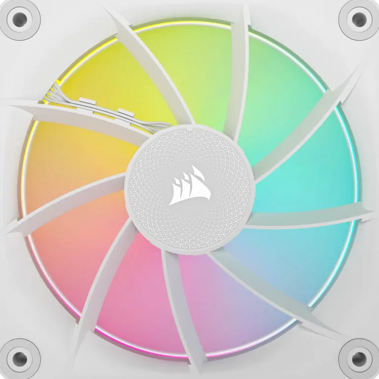 Ventilador Corsair iCUE LINK LX120 RGB 120mm PWM Blanco