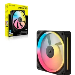 Ventilador Corsair iCUE LINK LX120-R Reverse RGB PWM 120mm Negro