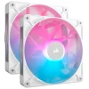 Ventilador Corsair iCUE LINK RX140 RGB PWM 140mm Dual Pack Blanco