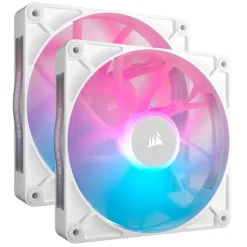 Ventilador Corsair iCUE LINK RX140 RGB PWM 140mm Dual Pack Blanco