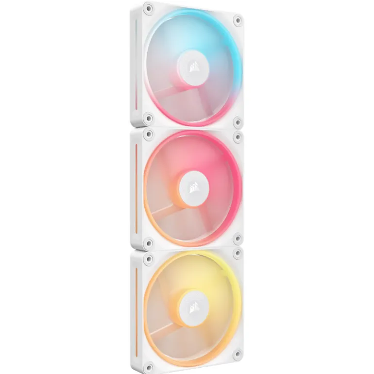 Ventilador Corsair iCUE LINK LX120-R Reverse RGB PWM 120mm Triple Pack Blanco
