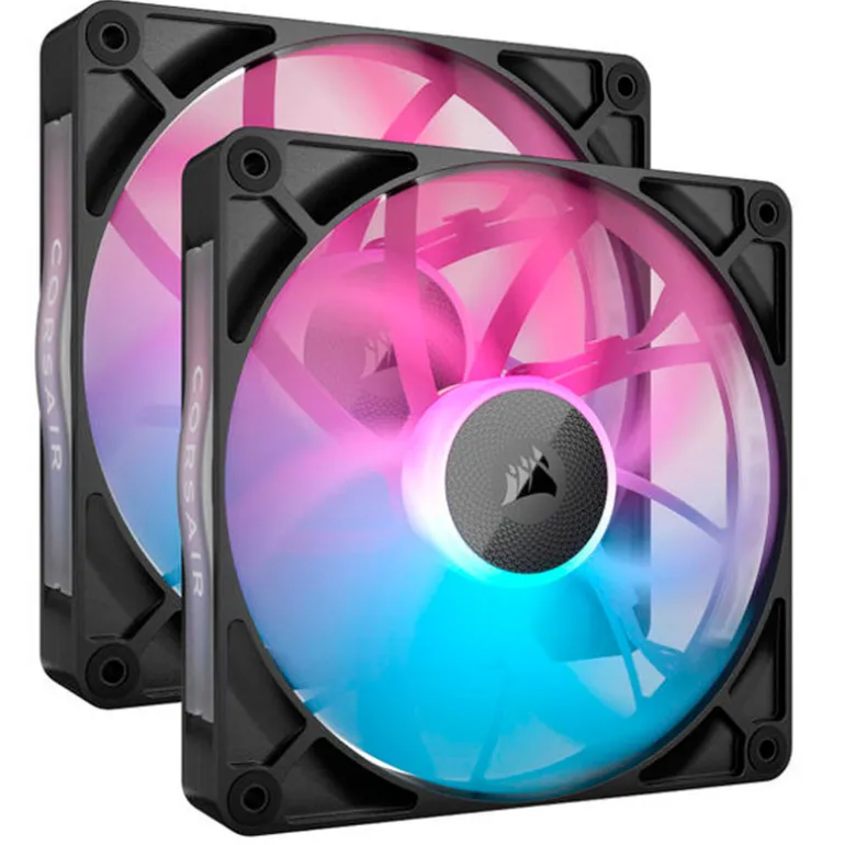Ventilador Corsair iCUE LINK RX140 RGB PWM 140mm Dual Pack Negro