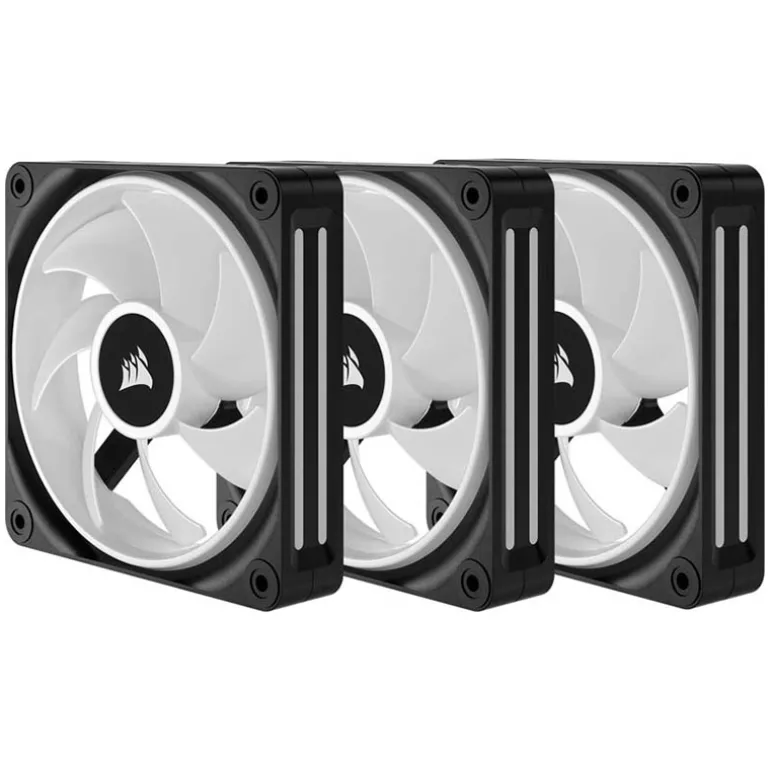 Ventilador Corsair QX120 RGB 120mm Triple Pack Negro