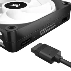 Ventilador Corsair QX120 RGB 120mm Triple Pack Negro