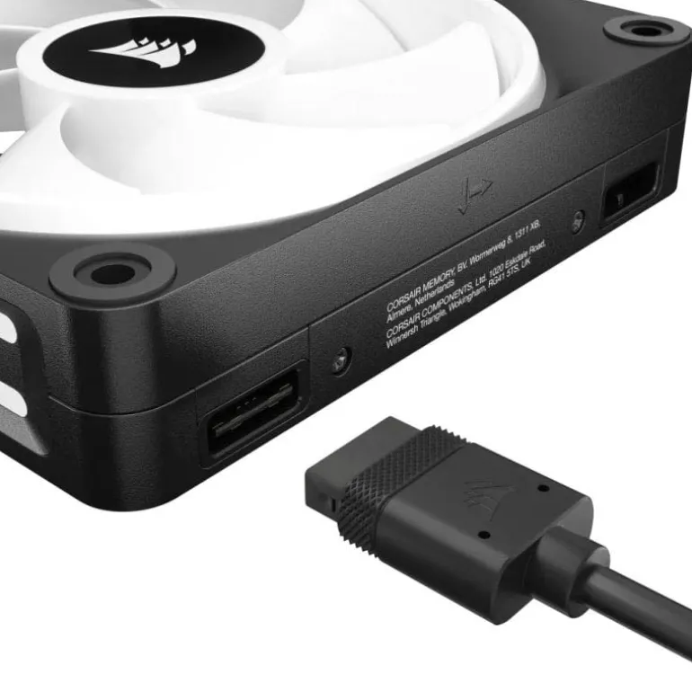 Ventilador Corsair QX140 RGB 140mm Doble Pack Negro