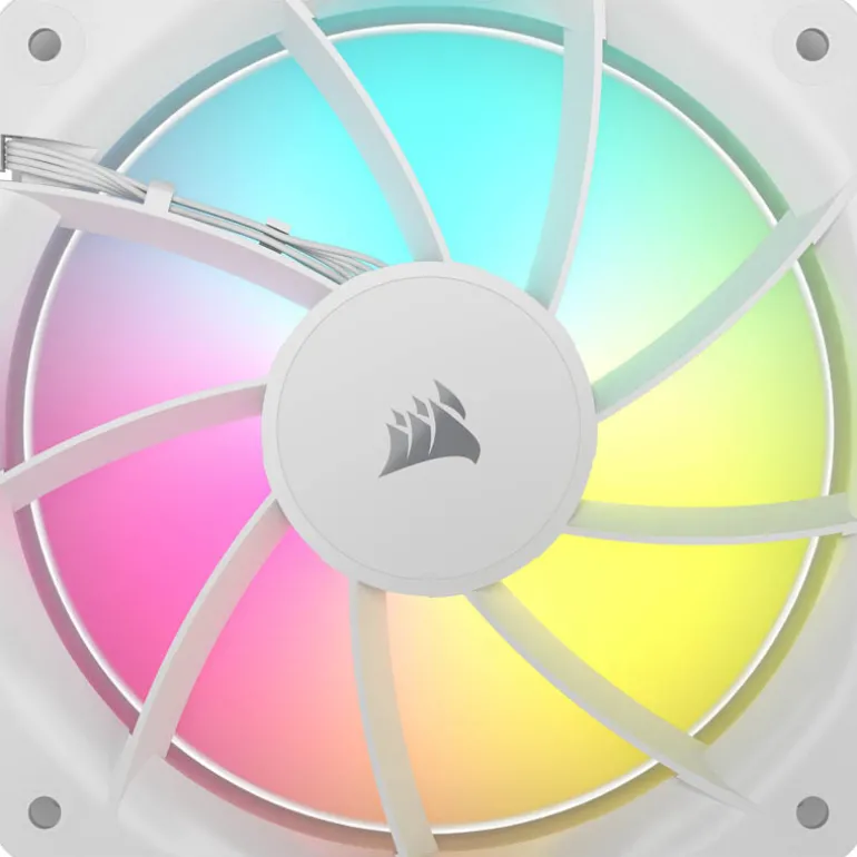 Ventilador Corsair RS120 ARGB PWM 120mm Triple Pack Blanco