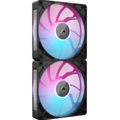 Ventilador Corsair RX140 MAX RGB Dual Pack Negro