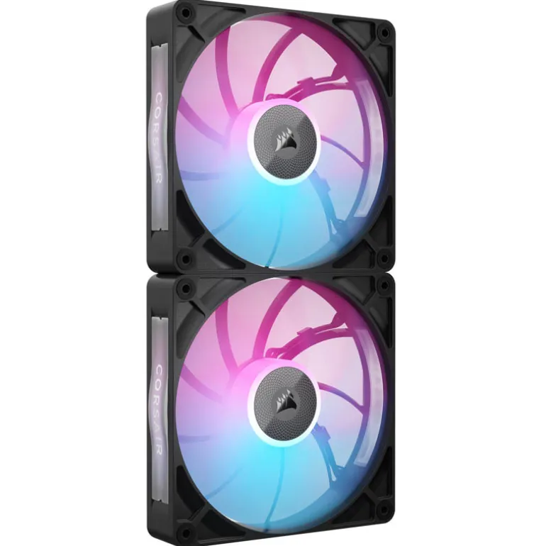 Ventilador Corsair RX140 MAX RGB Dual Pack Negro