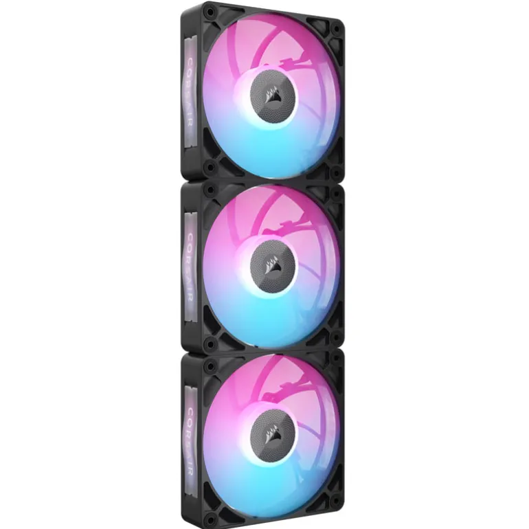 Ventilador Corsair RX120 MAX RGB Triple Pack Negro
