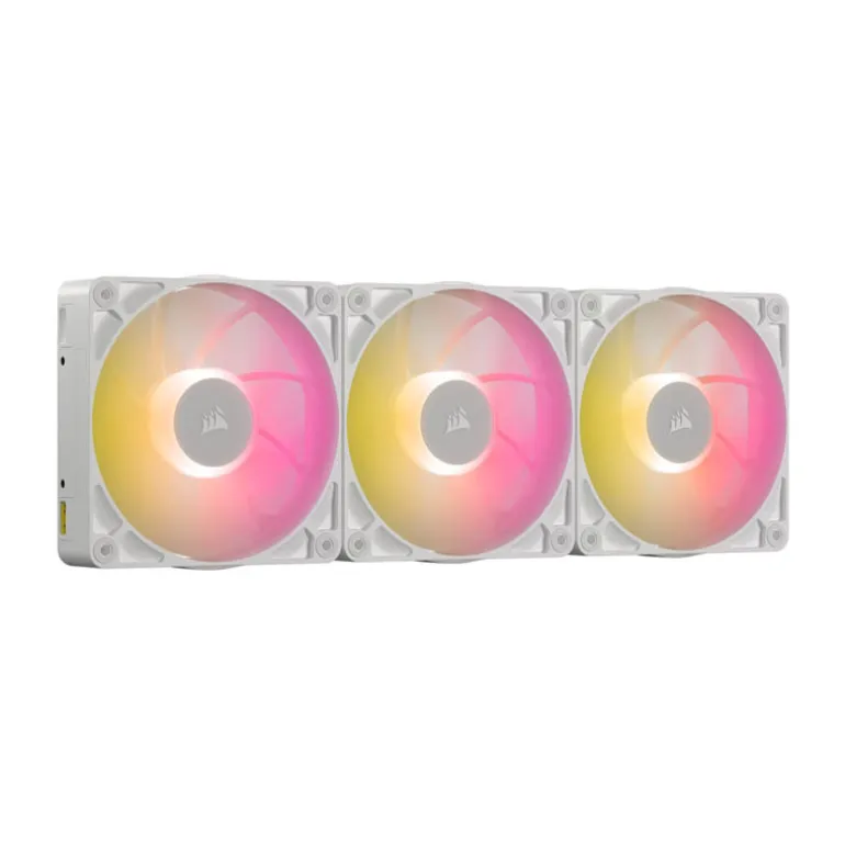 Ventilador Corsair RX120 MAX RGB Triple Pack Blanco