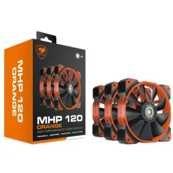 Ventilador Cougar Mhp 120 Triple Pack Naranja