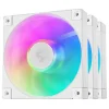 Ventilador DeepCool FD12 ARGB 120mm Triple Pack Blanco