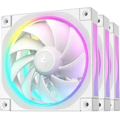Ventilador DeepCool FL12R ARGB 120mm Triple Pack Blanco
