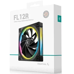 Ventilador DeepCool FL12R ARGB 120mm Negro