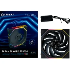 Ventilador Lian Li Uni Fan TL120 Wireless ARGB 120mm Negro