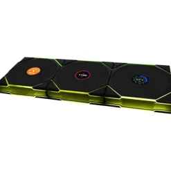 Ventilador Lian Li Uni Fan TL120 Wireless LCD ARGB Reverse Blade 120mm Triple Pack Negro