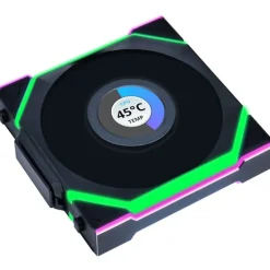 Ventilador Lian Li Uni Fan SL LCD ARGB 120mm Wireless Negro