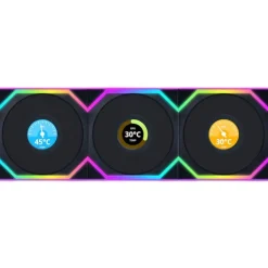 Ventilador Lian Li Uni Fan SL LCD ARGB 120mm Triple Pack Wireless Negro