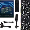 Ventilador Lian Li Uni Fan TL120 Wireless LCD ARGB 120mm Triple Pack Negro
