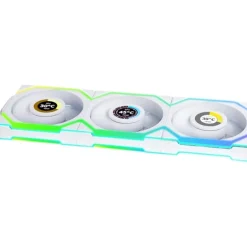 Ventilador Lian Li Uni Fan SL LCD ARGB Reverse Blade 120mm Triple Pack Wireless Blanco