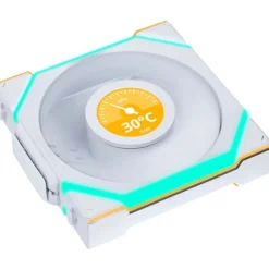 Ventilador Lian Li Uni Fan SL LCD ARGB Reverse Blade 120mm Triple Pack Wireless Blanco