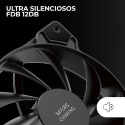 Ventilador Mars Gaming MF-PROX2 120mm Dual Pack Negro