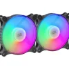 Ventilador Mars Gaming MF-DUO FRGB 120mm Dual Pack