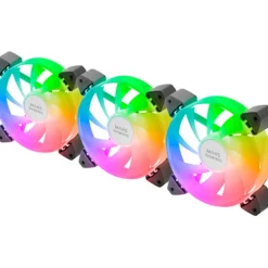Ventilador Mars Gaming MF-3A ARGB 120mm Triple Pack Negro