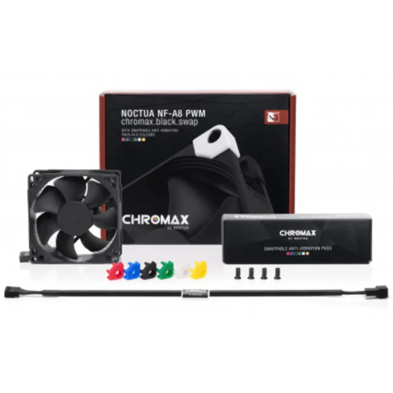 Ventilador Noctua NF-A8 PWM Chromax.black.swap 80mm