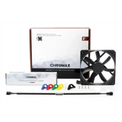 Ventilador Noctua NF-S12A PWM Chromax Negro 120mm
