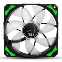 Ventilador NOX HFAN LED Verde 12 cm