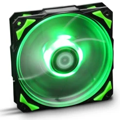 Ventilador NOX HFAN LED Verde 12 cm