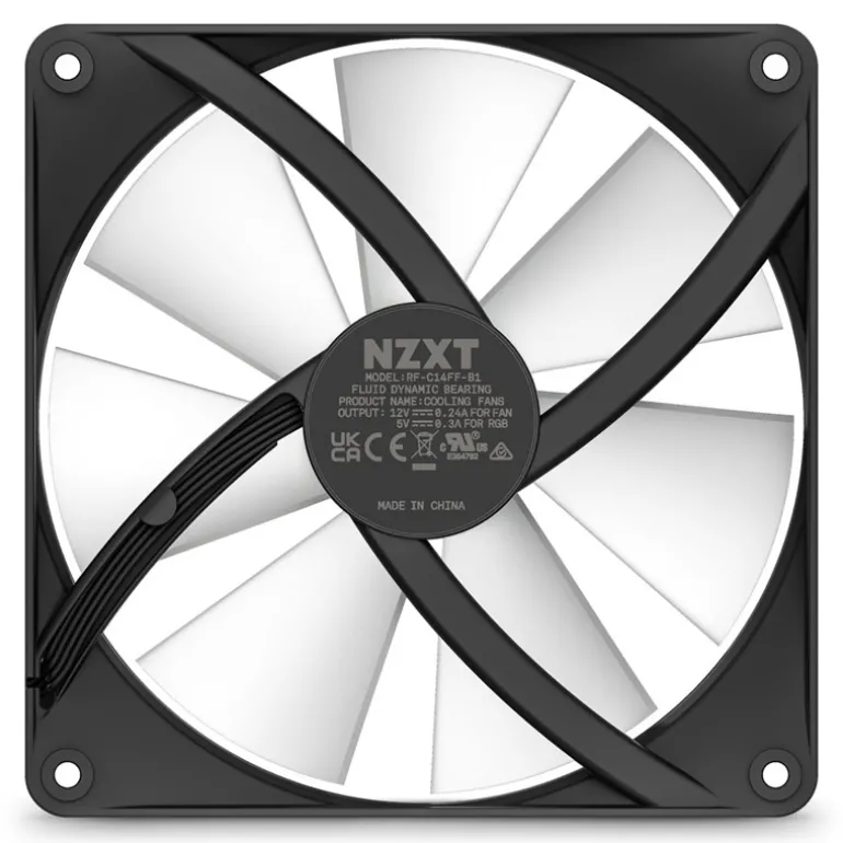 Ventilador NZXT F140 RGB Core 140mm Negro