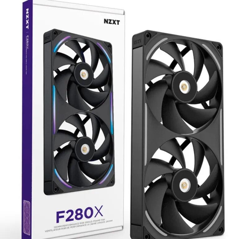 Ventilador NZXT Performance F280X ARGB 280mm Negro