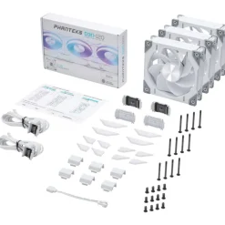 Ventilador   Phanteks D30 Pack 3u PWM DRGB Reverse 120mm Blanco