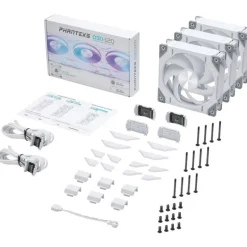 Ventilador   Phanteks D30 Pack 3u PWM DRGB 120mm Blanco