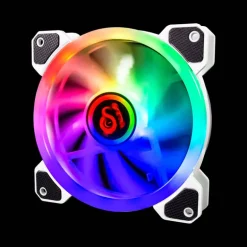 Ventilador  Talius Iris Cronos Spectrum ARGB 12cm Blanco